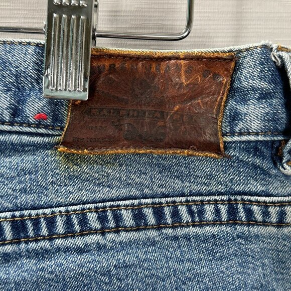 Lauren Jeans Co Ralph Lauren Womens 10 Cotton Stretch Straight Leg Pockets Logo - Picture 8 of 9